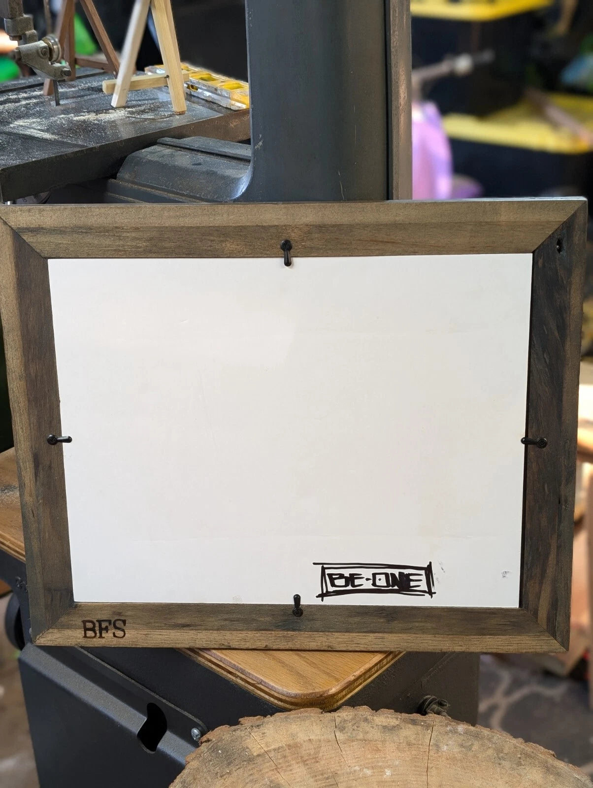 Original Street art Canvas - Custom Frame - Signed By Artist- See Desc