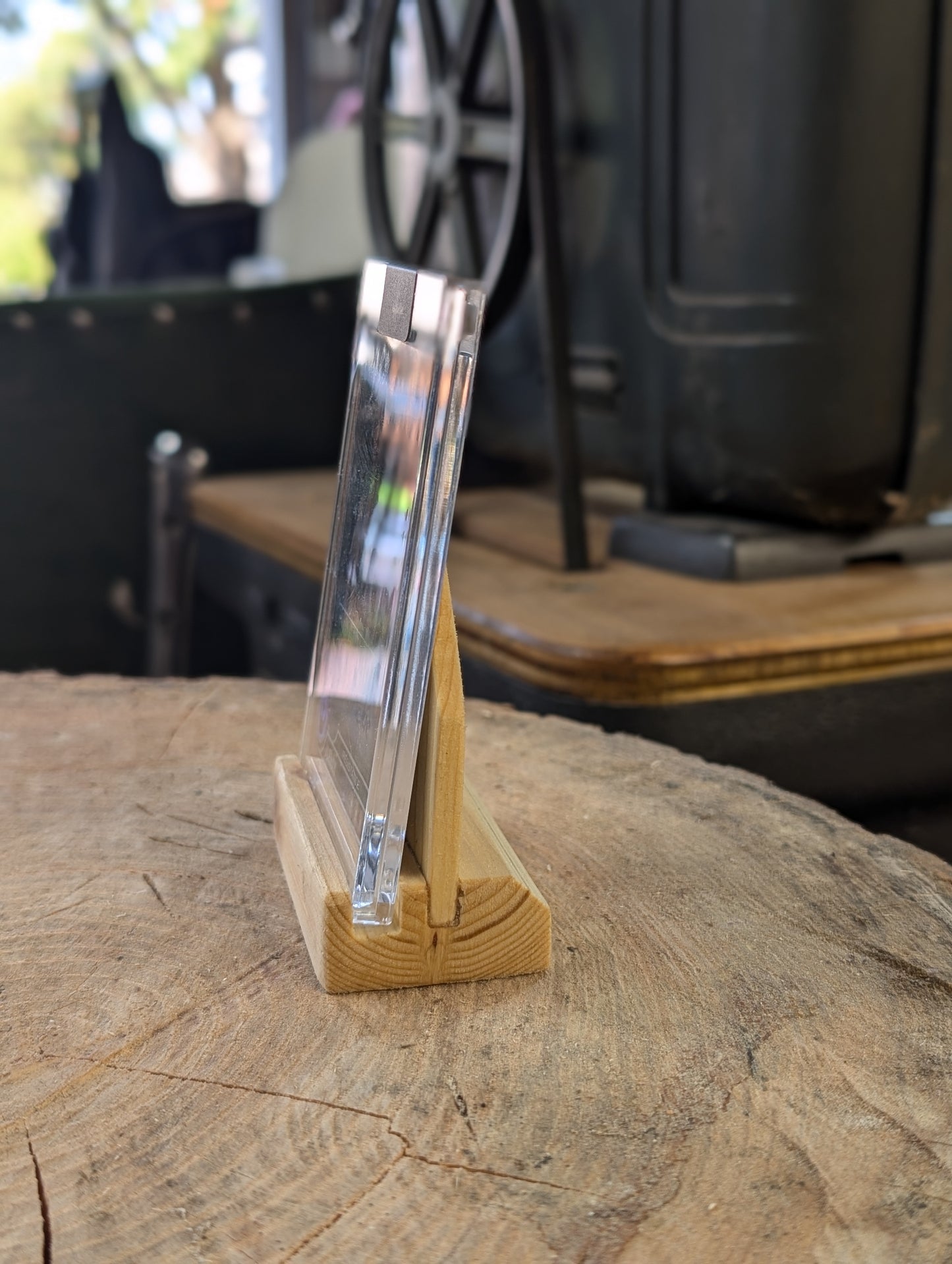 Beezer's Trading Card Display Stand