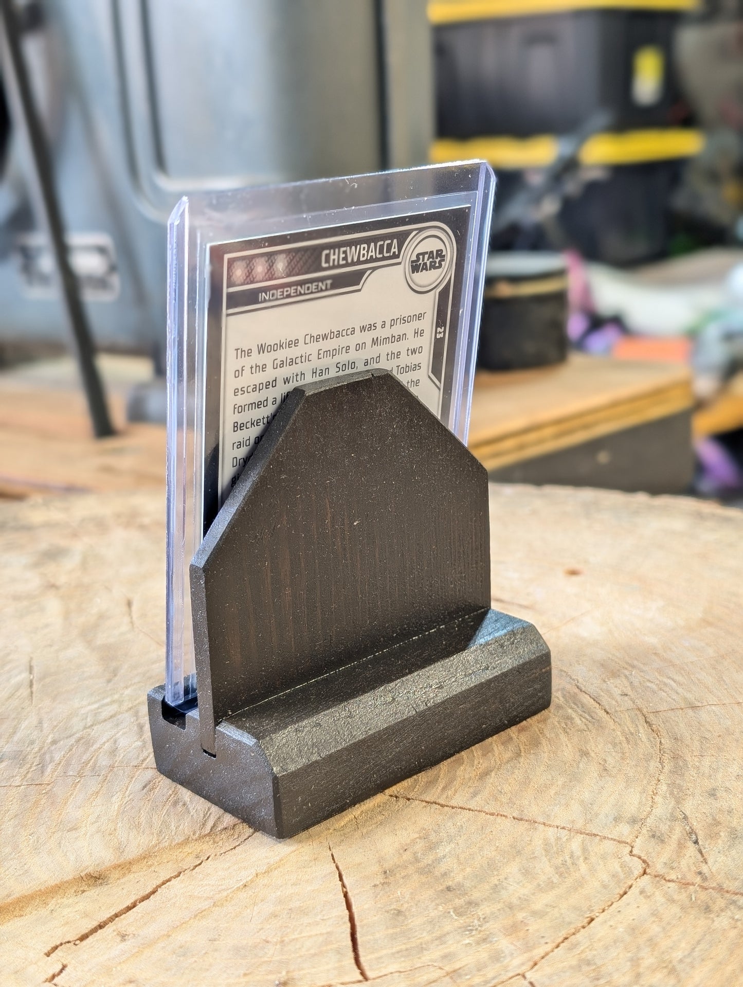 Beezer's Trading Card Display Stand
