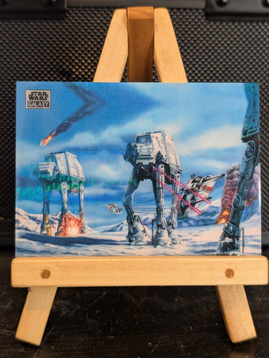 2025 Star Wars Galaxy Chrome #72 Hoth Battle - Prism Refractor #39/75